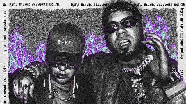 Bizarrap y Anuel AA en la BZRP Music Sessions #46.