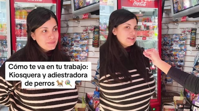 Reveló su sueldo trabajando en un kiosco.