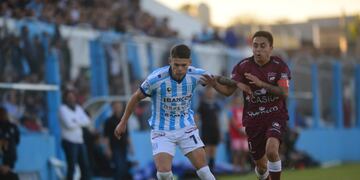 El Guachín Franco García, desequilibrante para el triunfo de Racing (Javier Ferreyra  / La Voz).