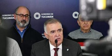Jaldo n conferencia de prensa, se refirió a su viaje a Buenos Aires y la firma de la Ley de Bases y el Pacto Fiscal.