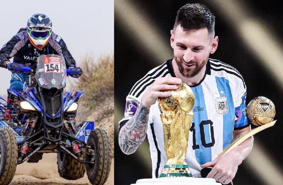 Cuál es la frase motivadora de un piloto mendocino del Dakar que vincula a la Argentina campeón mundial