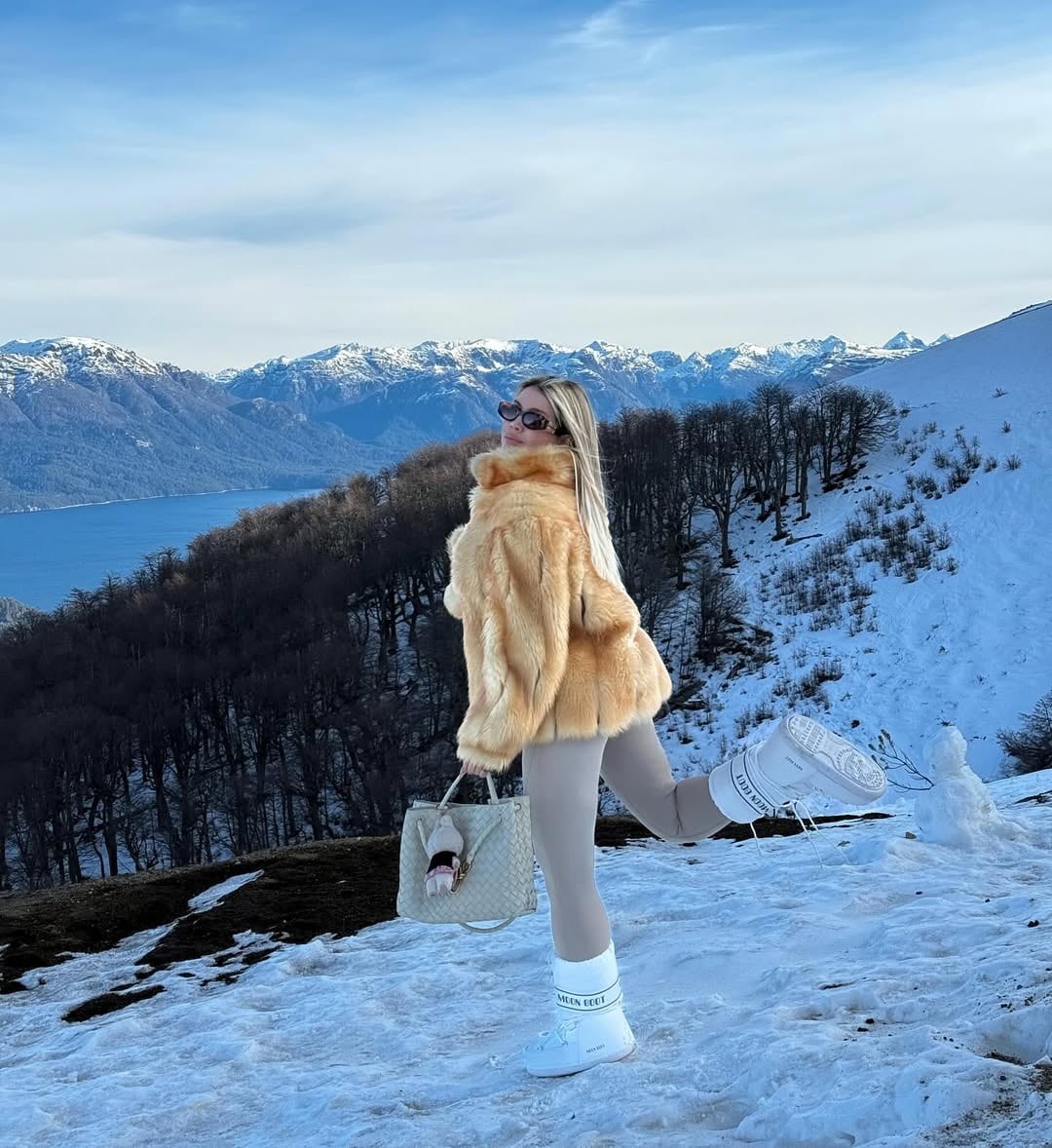 Wanda Nara disfrutó de la Patagonia con el mono más revelador