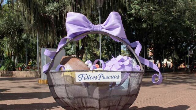 Semana Santa: Feria de Pascuas en la plaza Sarmiento