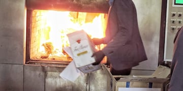 Bahía Blanca: destruyen estupefacientes secuestrados