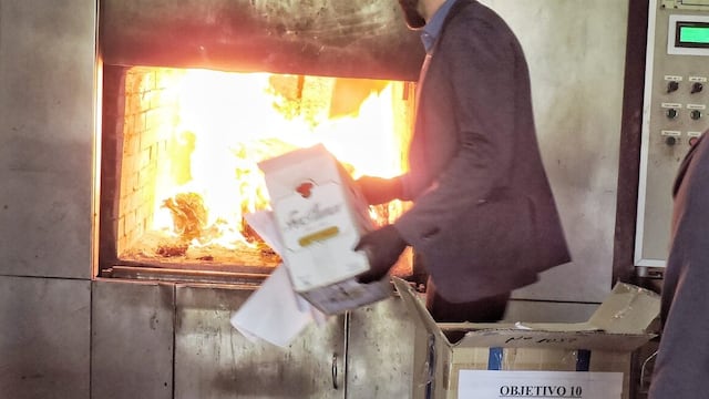 Bahía Blanca: destruyen estupefacientes secuestrados