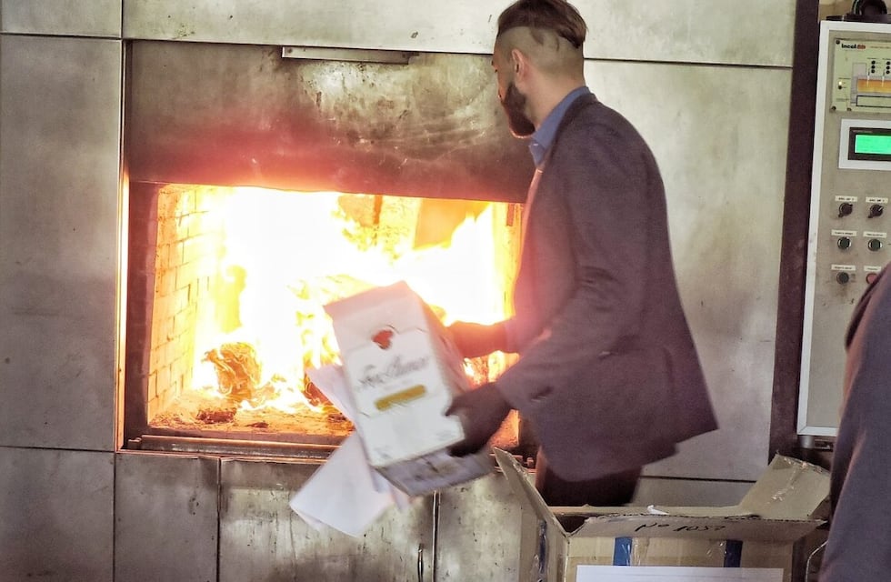 Bahía Blanca: destruyen estupefacientes secuestrados