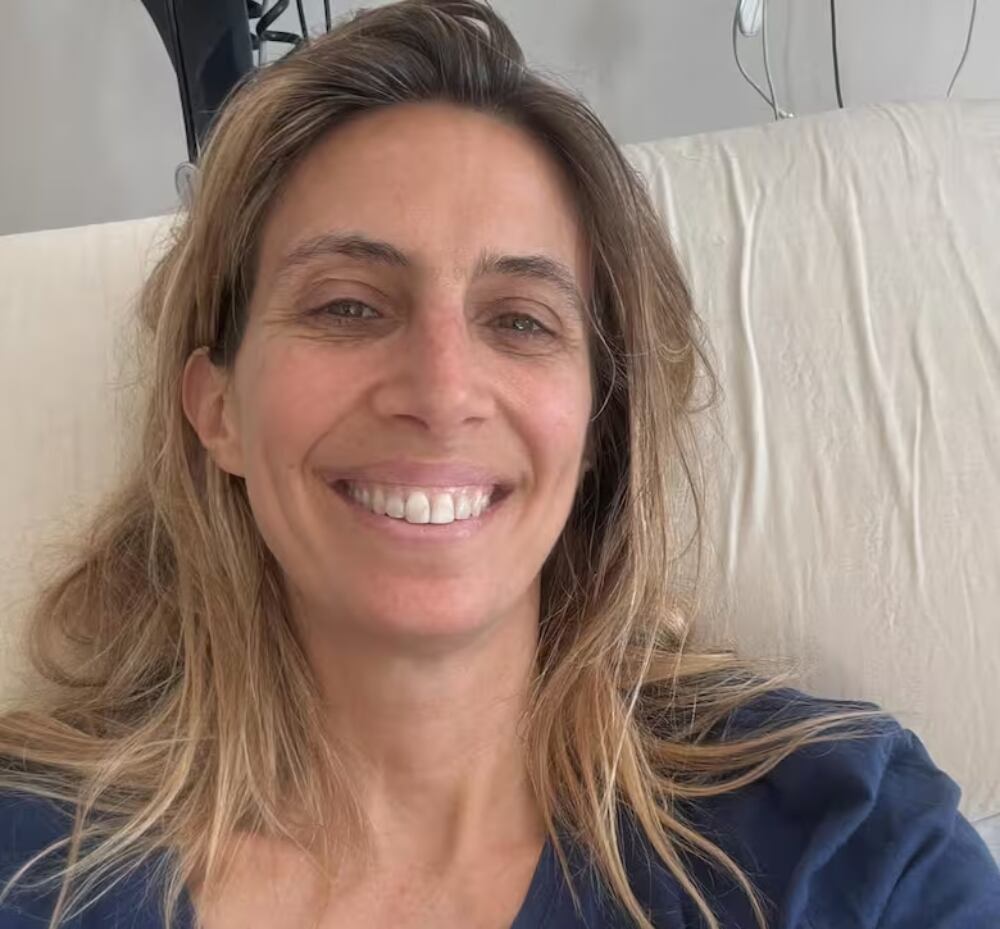 El posteo de Luciana Geuna desde la clínica.