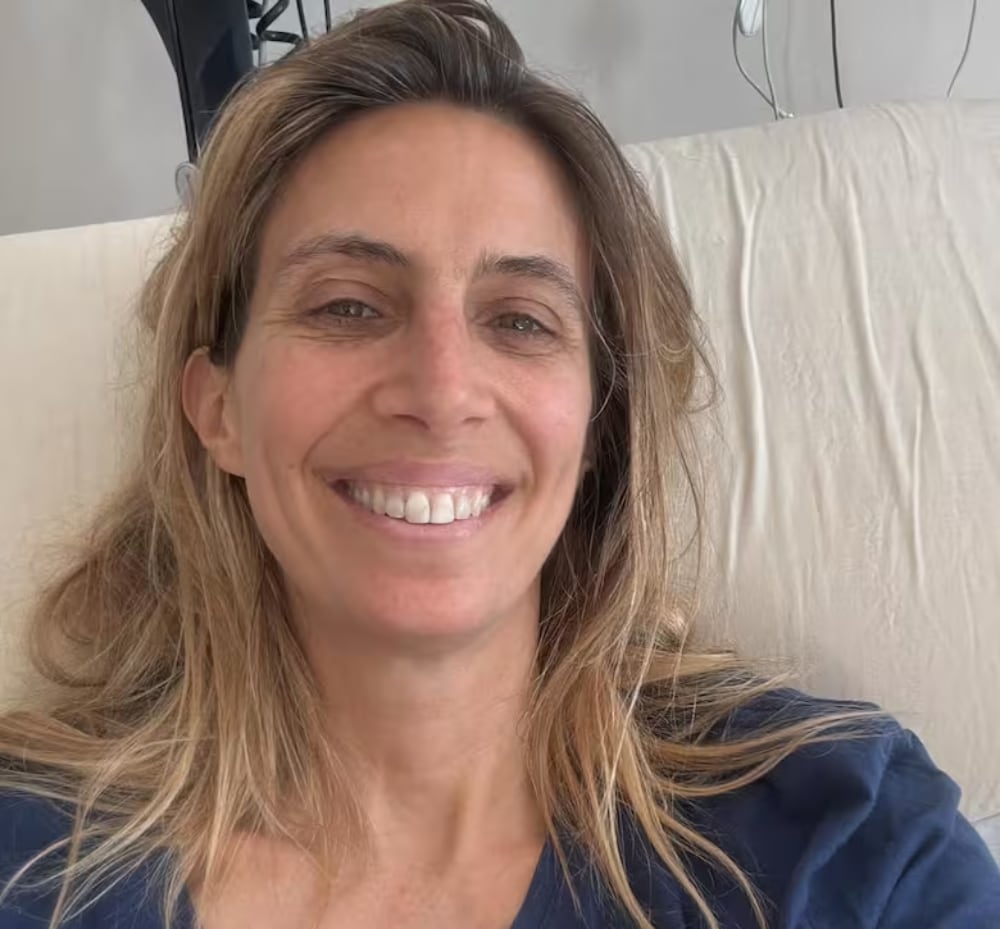 El posteo de Luciana Geuna desde la clínica.