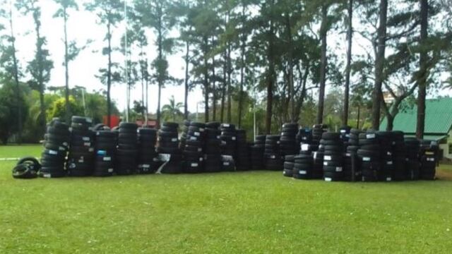 Incautan millonario cargamento de neumáticos en Puerto Iguazú.