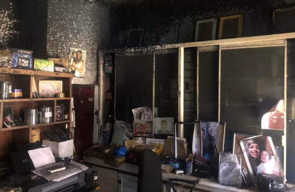 Eldorado: se incendió por completo un estudio fotográfico