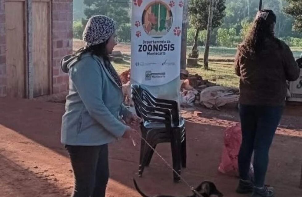 Más de 100 animales ya recibieron la vacuna antirrábica en Montecarlo
