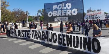 Corte del Polo Obrero, en Córdoba.