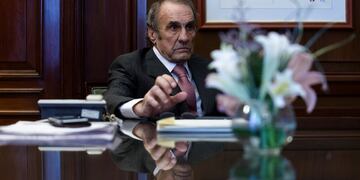 El senador nacional por Santa Fe, Carlos Reutemann. (Andrés D'Elía)