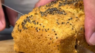 La receta de un pan sin harina en simples pasos.