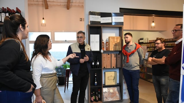 Luis Castellano estuvo en Paseo Irigoyen