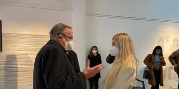 Miguel Lunghi, intendente de Tandil junto a Verónica Magario, vicegobernadora bonarense.