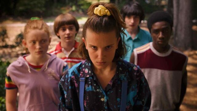 Potente. Eleven, el personaje de Millie Bobby Brown, lidera al grupo con sus súperpoderes. (Netflix).