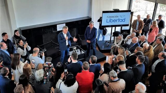 Mauricio Macri estuvo en un acto en Rosario