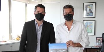 El intendente de Río Grande mantuvo una reunión con el Ministro de Turismo y Deportes de la Nación.