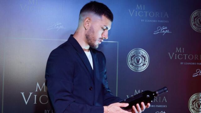 Vino "Leandro Paredes": de la cancha a los viñedos.