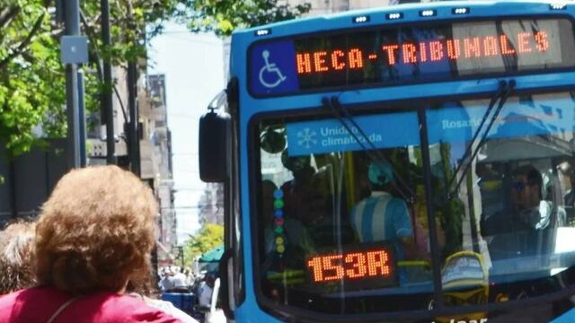 Este martes a las 22 horas inicia un nuevo paro de colectivos en Rosario.