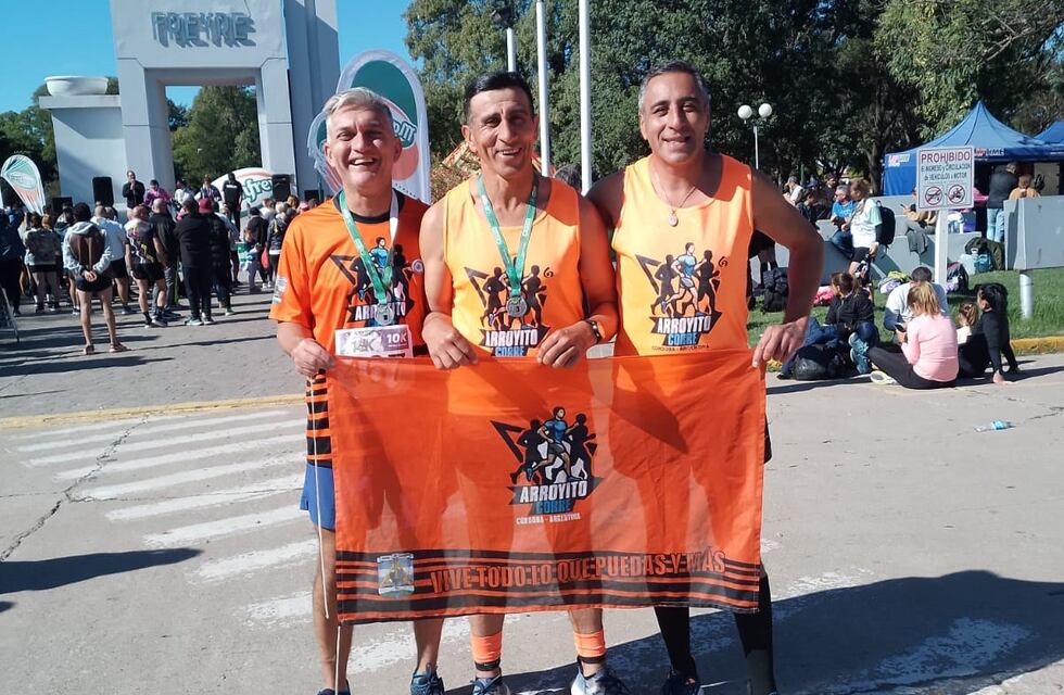 Deportistas del grupo Arroyito Corre participaron de la Edición Freyre Corre 2023