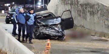 Imágenes sensibles: un joven mendocino impactó contra un paredón y murió