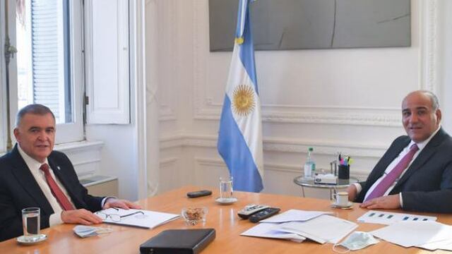 Jaldo se reunió con Manzur en Buenos Aires.