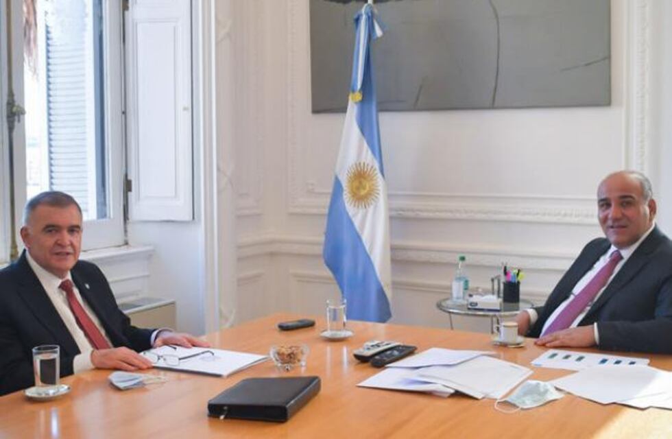 Osvaldo Jaldo se reunió con Juan Manzur en Casa Rosada