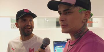 Lit Killah con el Kun Agüero