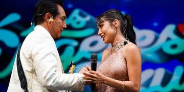 María Becerra y Los Ángeles Azules estrenaron "El amor de mi vida" en vivo