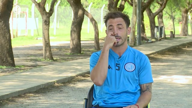 "Es la primera vez que me lesiono de gravedad y que me operan", remarcó el volante de Belgrano.