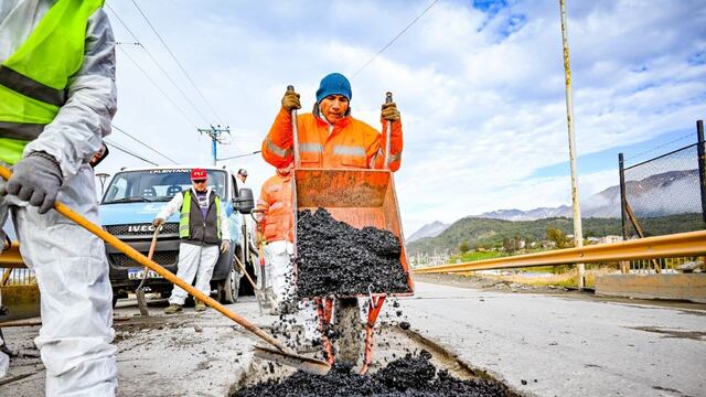 Ushuaia: realizarán trabajos de bacheo en el barrio Mirador de los Andes
