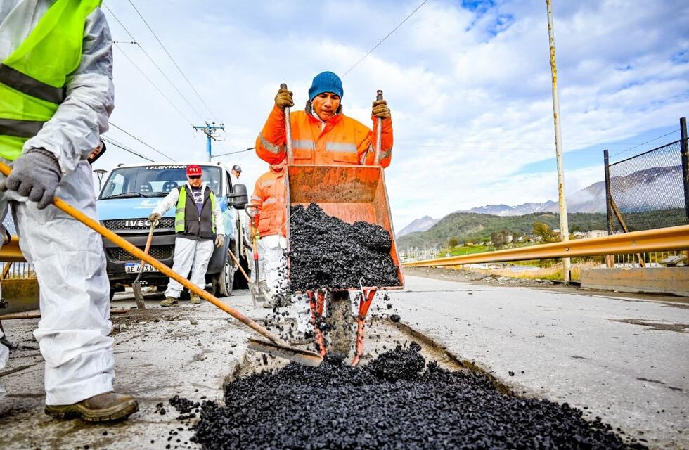 Ushuaia: realizarán trabajos de bacheo en el barrio Mirador de los Andes