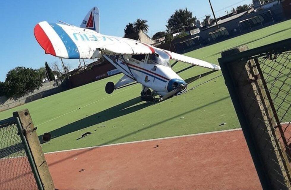Burzaco: una avioneta aterrizó de emergencia cuando se le paró el motor en pleno vuelo