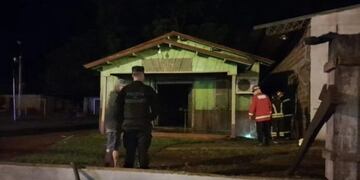 Presunto incendio intencional causa daños en un templo evangélico de Oberá.