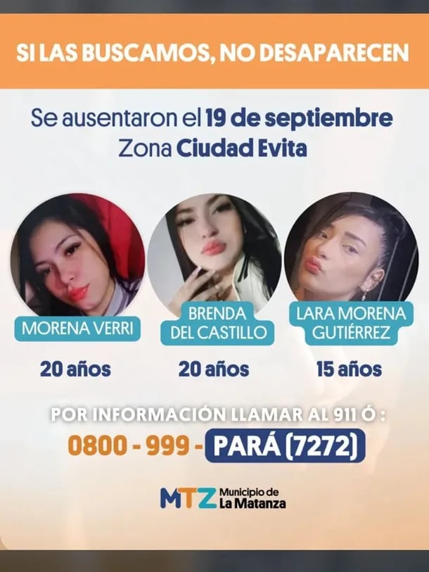 Chicas desaparecidas.