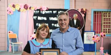 Luis Castellano formó parte de las celebraciones del Jardín del barrio Güemes