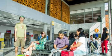 El aeropuerto de Jujuy recibe continuamente a turistas que arriban para pasar sus vacaciones en las diferentes  regiones de la provincia.
