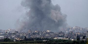 Franja de Gaza, vista desde el sur de Israel. (AP)