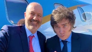 Sturzenegger y Milei, en Mar del Plata