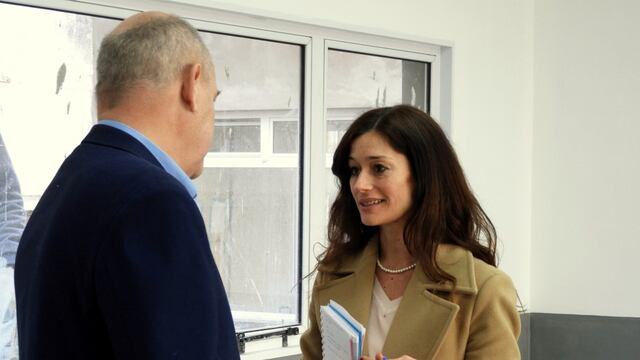 Milagros Medina secretaria de Obras.