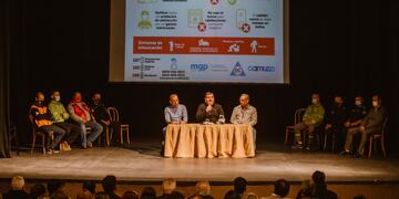 Estuvo encabezada por el Intendente y contó con la presencia de distintas fuerzas de intervención