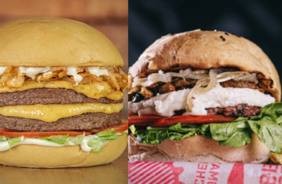 Análisis de hamburguesa vegetal y de hamburguesa de ternera
