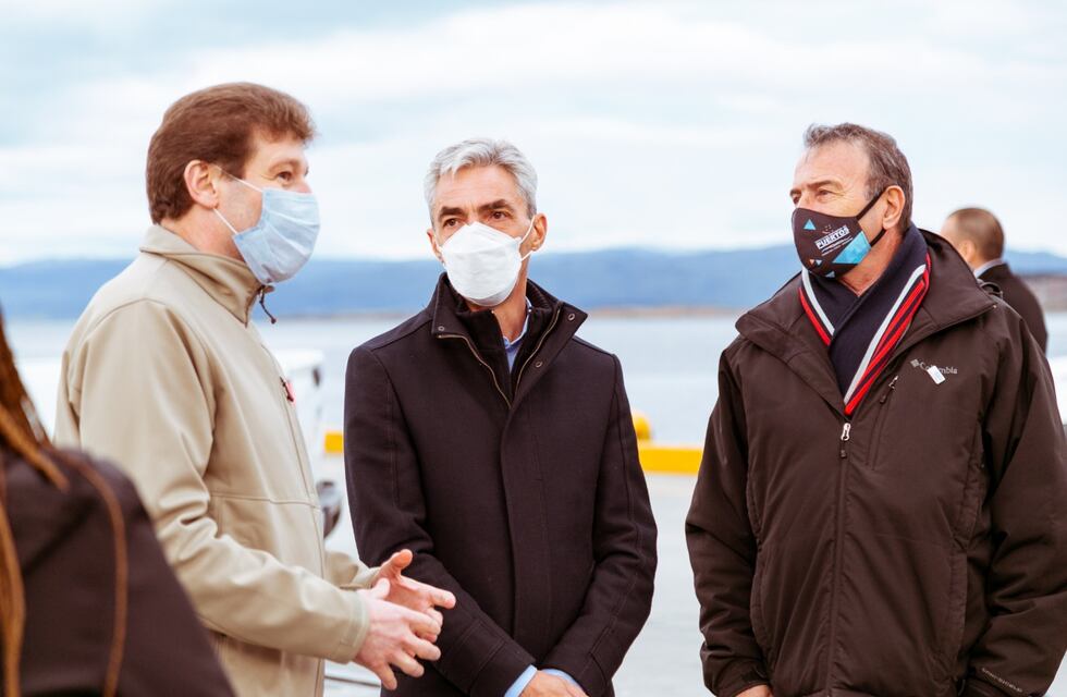 Meoni visitó Tierra del Fuego y recorrió el Puerto de Ushuaia