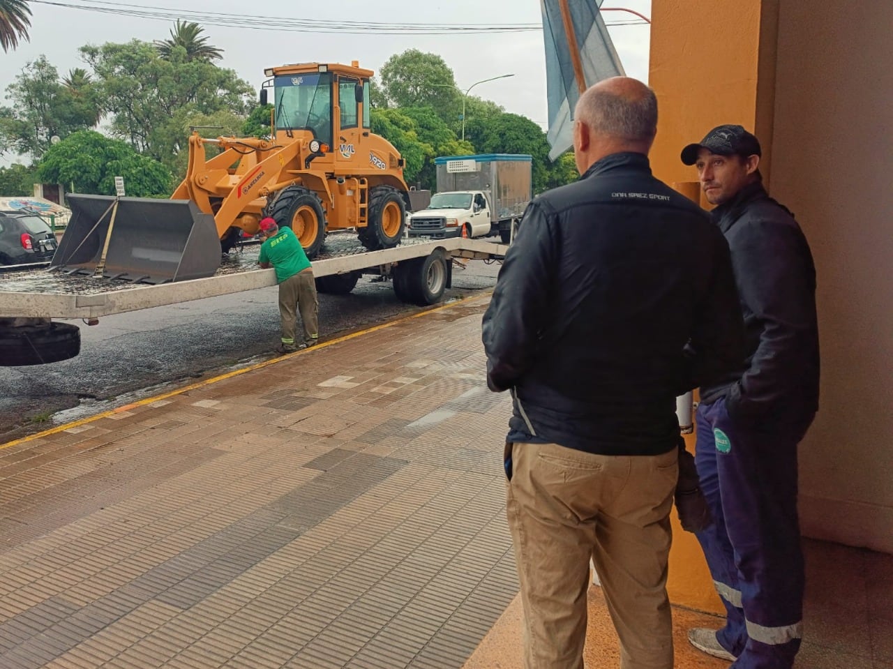 Durante el gobierno de Mariano Uset se realizó la primera remodelación en calle Irigoyen.