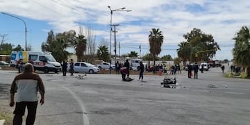 El siniestro ocurrió en Ruta 20 y Caico.