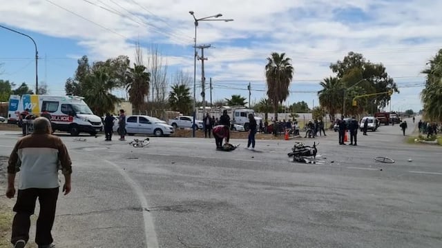 El siniestro ocurrió en Ruta 20 y Caico.