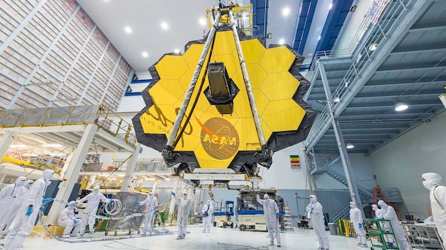 La imagen fue capturada por el telescopio James Webb de la NASA.