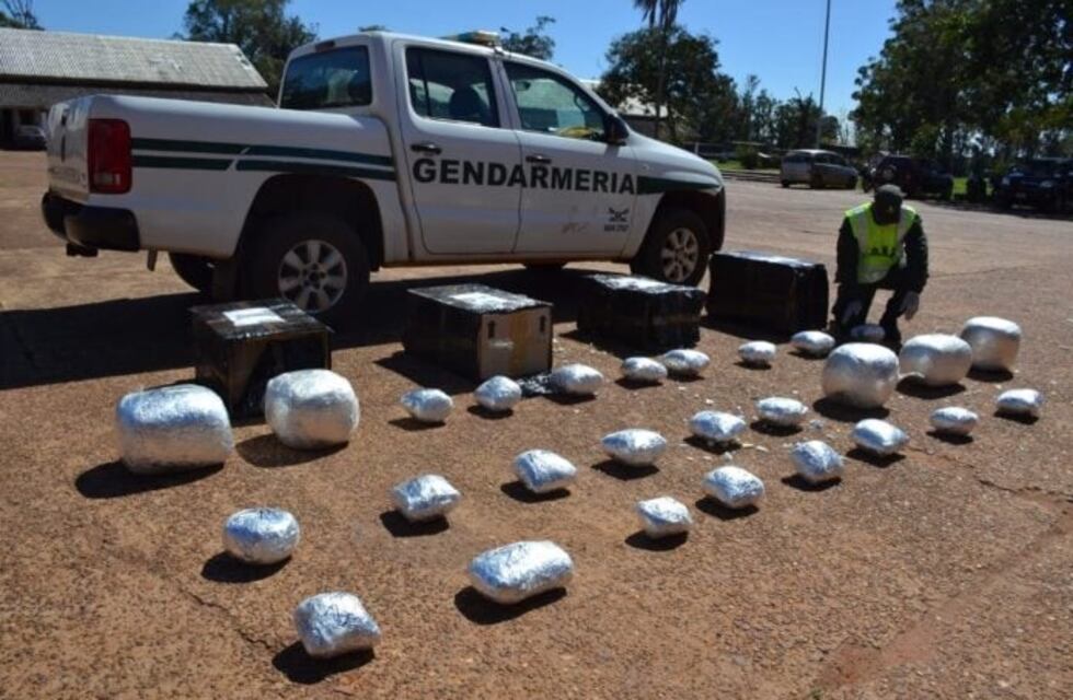 Más de 40 kilos de marihuana procedente de Eldorado fueron interceptadas en su camino a Buenos Aires